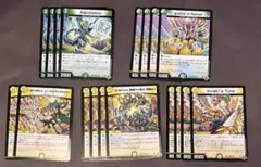 マジックデッキパーツ 18枚セット デュエルマスターズ k-1 まとめ売り