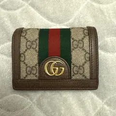 Gucci GGキャンバス 二つ折り財布