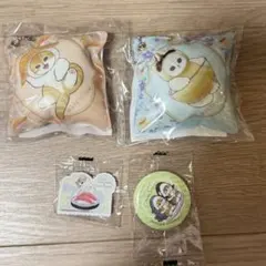 mofusand くら寿司 缶バッチ アクリルステッカー クッションチャーム