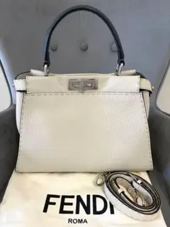 人気モデル・美品★フェンディ ピーカブー セレリア 2WAY ハンドバッグ