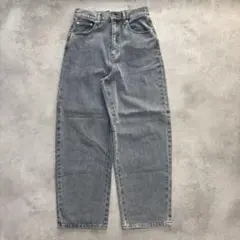 ワイドデニムパンツ 水色 S 綿100% Y2K カジュアル オールシーズン