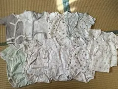 50〜60サイズ ボディスーツ 肌着 西松屋バースデイイオンベルメゾン9枚セット