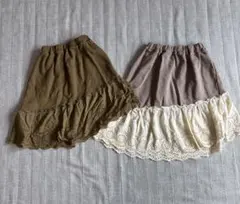 スカート　２枚セットのサムネイル