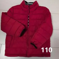 GAP リバーシブルダウンコート 赤・ストライプ 110cm