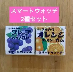 マルカワフーセンガムスマートウォッチ【グレープ・オレンジ】2種セット