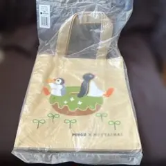 ピングー × ミスド　みんなのバック ノベルティ トートバッグ　ランチバッグ