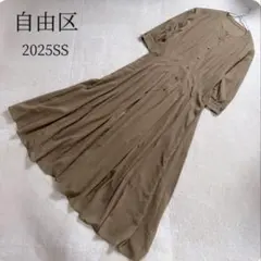新品✨23区【2023SS】【前後2way】フィブリルツイル ギャザー