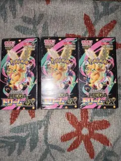 【新品未開封シュリンク付き】ポケモンカードMEGA ドリームex３BOX
