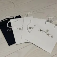 DECORTÉ ショップ袋 4枚セット 中サイズ