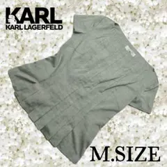 o74〚KARL LAGERFELD〛半袖カットソー グレー Mサイズのサムネイル