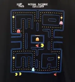 タグ付新品 UNIQLO パックマン Tシャツ S ブラック