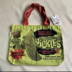 新品未使用　Trader Joe's エコバッグ　トートバッグ　ピクルス