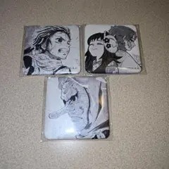 鬼滅の刃 ufotable dining 台本表紙イラストスクエア缶バッジ　3種