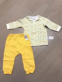 moimoln 花柄長袖パジャマ　80cm