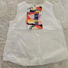 エムエフジイエム MSGM カラフルフロントノースリーブタンクトップ 6歳