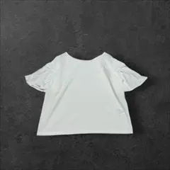 OPAQUE.CLIP フレアスリーブ シャツ ブラウス ホワイト Mのサムネイル