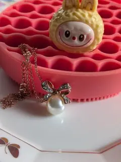 ピンクゴールドのネックレス 刻印は無しのサムネイル