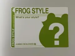 FROG STYLE JUMBO SEALDASS シール 平成レトロ