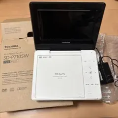 東芝ポータブルDVDプレーヤー SD-P710SW - メルカリ