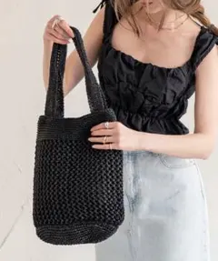 【新品】HAYNI ヘイニ編みバッグ　Lunemia ルナミアのサムネイル
