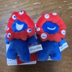 EXPO2025 ミャクミャクぷちマスコットキーチェーン　にっこり　2点セット