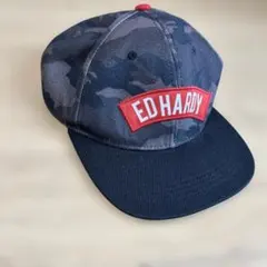 Ed Hardy カモフラージュ柄 スナップバックキャップのサムネイル