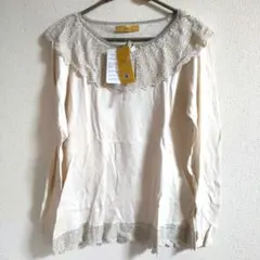 未使用タグ付き/ZaIaI MOTOMACHI/ニットブラウス/トップス