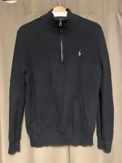 Polo Ralph Lauren ブラック ハーフジップニット