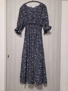 Honeys 花柄 ワンピース M