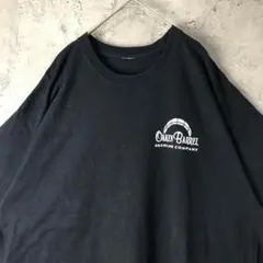 A2597古着　Tシャツ ブラック　バックプリント