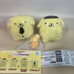 ポムポムプリン リンリン鈴ぬいぐるみ　わんわんパラダイスマスコット　ガチャガチャ