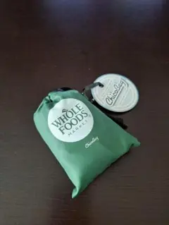 Whole Foods Market 折りたたみエコバッグ濃緑⑲