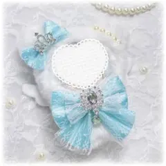 ぬい服 10cm 11cm ブルー 水色 羽付き