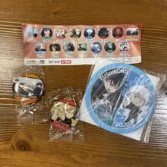 呪術廻戦 くら寿司 缶バッジ&コースターセット