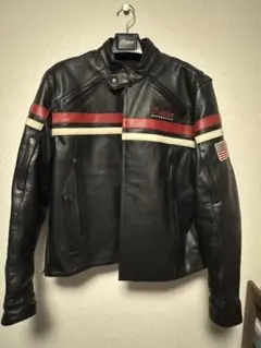 【良品】インディアンモーターサイクル ステアハイドレザーライダース　 L INDIAN インディアン インディアンモトサイクル ライダース