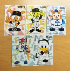 2025 プロ野球チップス マスコット 5枚セット