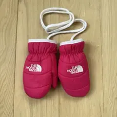 【美品】ノースフェイス ベビー ミトン ピンク