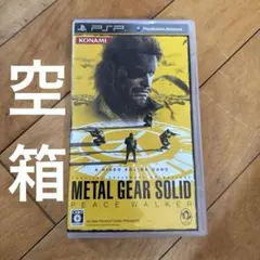 METAL GEAR SOLID PEACE WALKER PSP