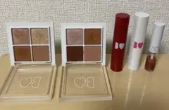 B IDOL アイパレ2個、グリッターライナー、つやぷるリップ2本