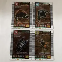 n*o様 ムシキングカード　銅虫　4種　2004セカンド➕