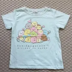 すみっコぐらし Tシャツ 120 水色