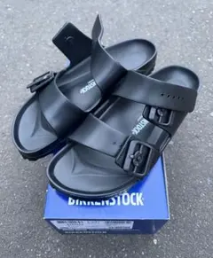 BIRKENSTOCK ブラックサンダル サイズ40 ヌビアン - メルカリ