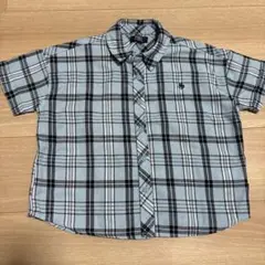 POLO 半袖チェックシャツ　110