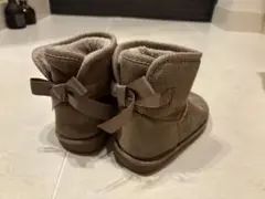 petit main リボン付きショートブーツ 18cm