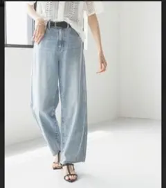 グローバルワーク goodデニムバギーパンツ GW524501MR L