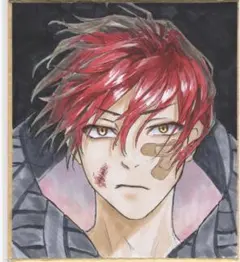 h*☆様 手描き イラスト オリジナル アナログ 色紙