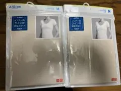 AIRism シームレスＴ　インナー 半袖　　Mサイズ 2枚セット