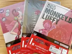 ONE PIECE FILM RED 3種クリアファイルセット