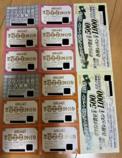 【シルバー会員券】ラウンドワン株主優待券(期限R8/10/15、R9/1/15)のサムネイル