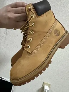 Timberland ベージュ ハイカットブーツ